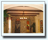 faux wood beams